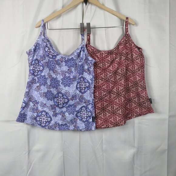 PrAna Tank Top with Shelf Bra Wire Free Lot of 2 Size Small - Picture 1 of 11